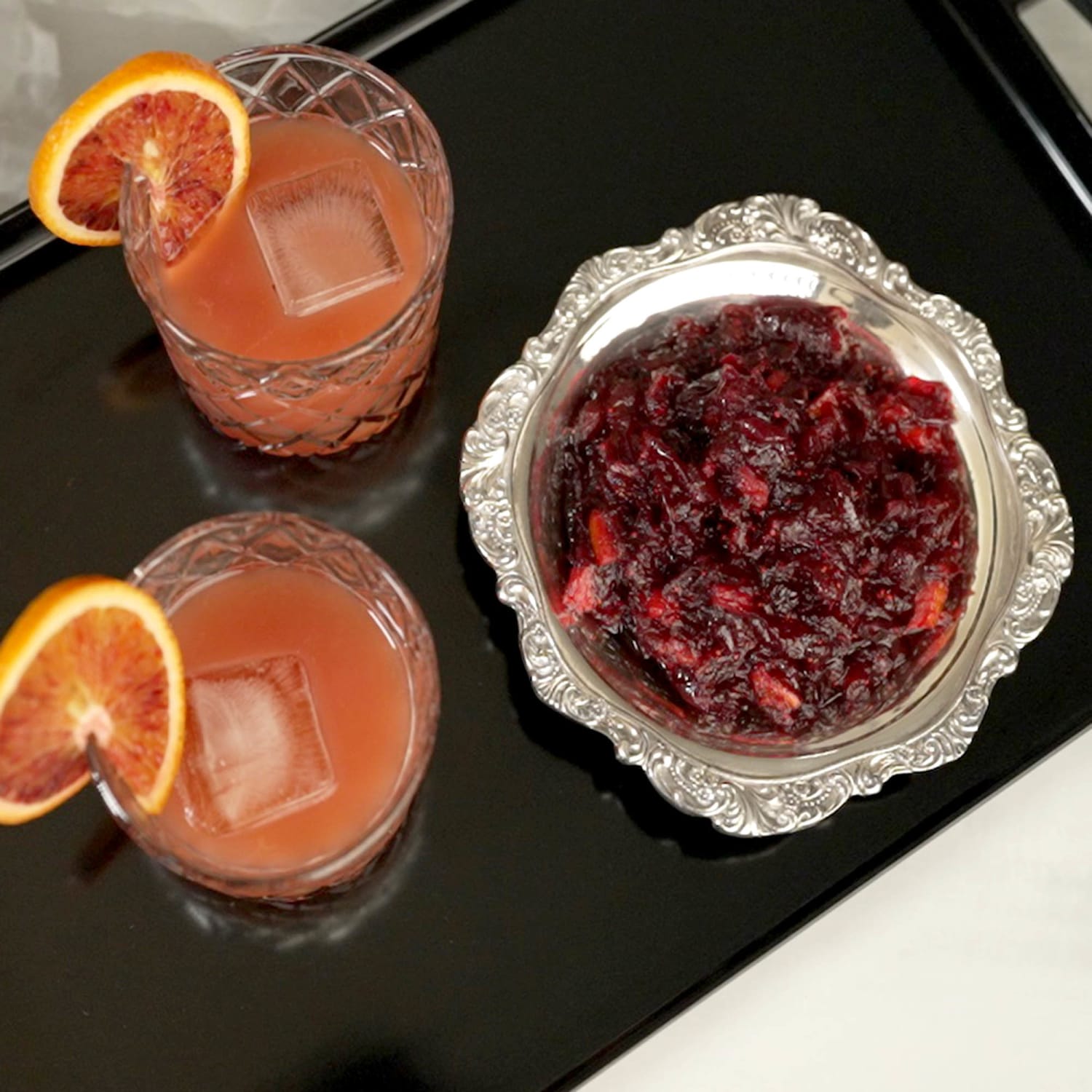 Cranberry Orange Bourbon Fizz - Our Balanced Bowl