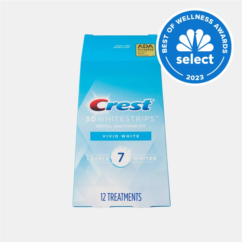 Crest 3D Whitestrips Vivid White Gentle Teeth Whitening Kit 24