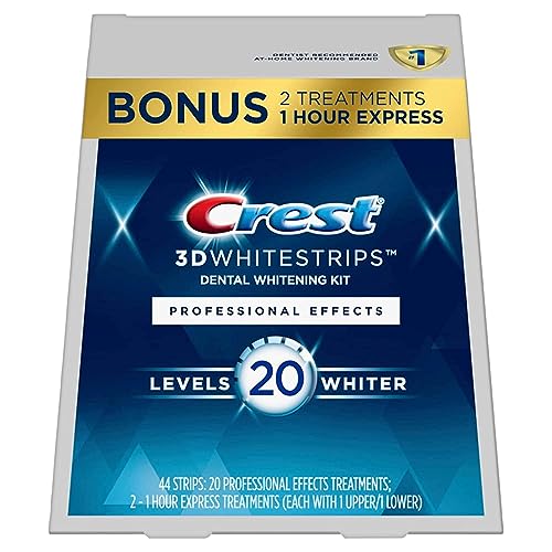 Crest 3D Whitestrips, 44 Strips (22 Count Pack)