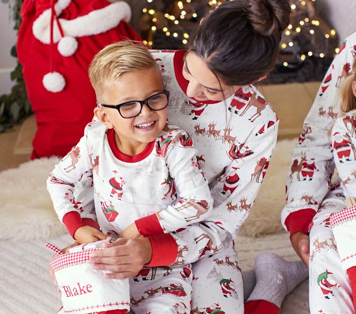 Santa best sale family pajamas