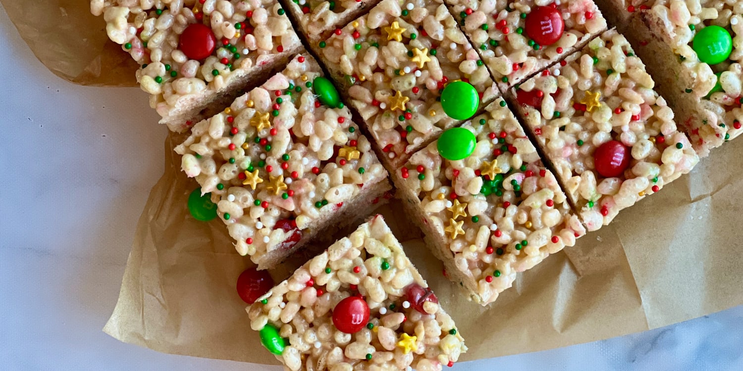 Get in the holiday spirit with festive Rice Krispies Treats