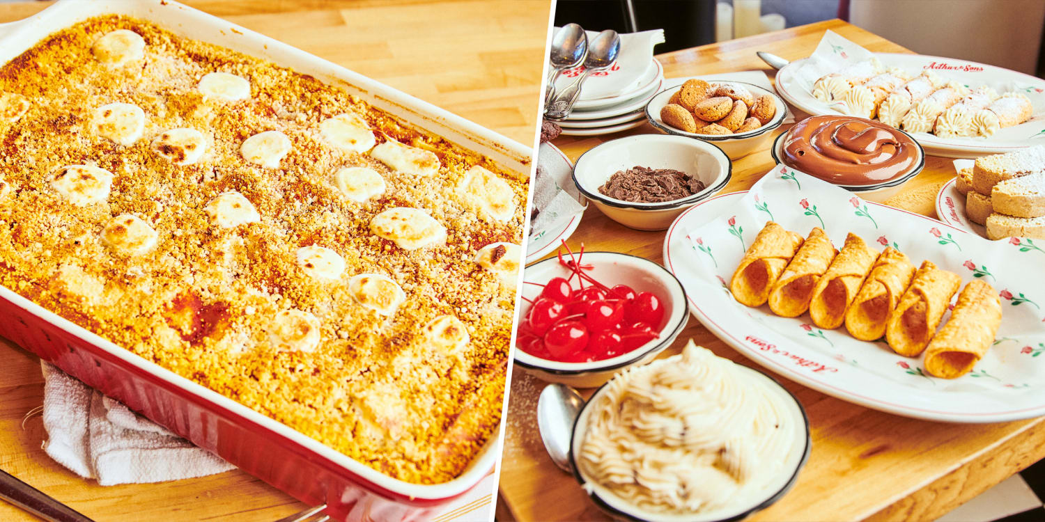 Take Christmas dinner to the next level with a 50-layer lasagna and cannoli station