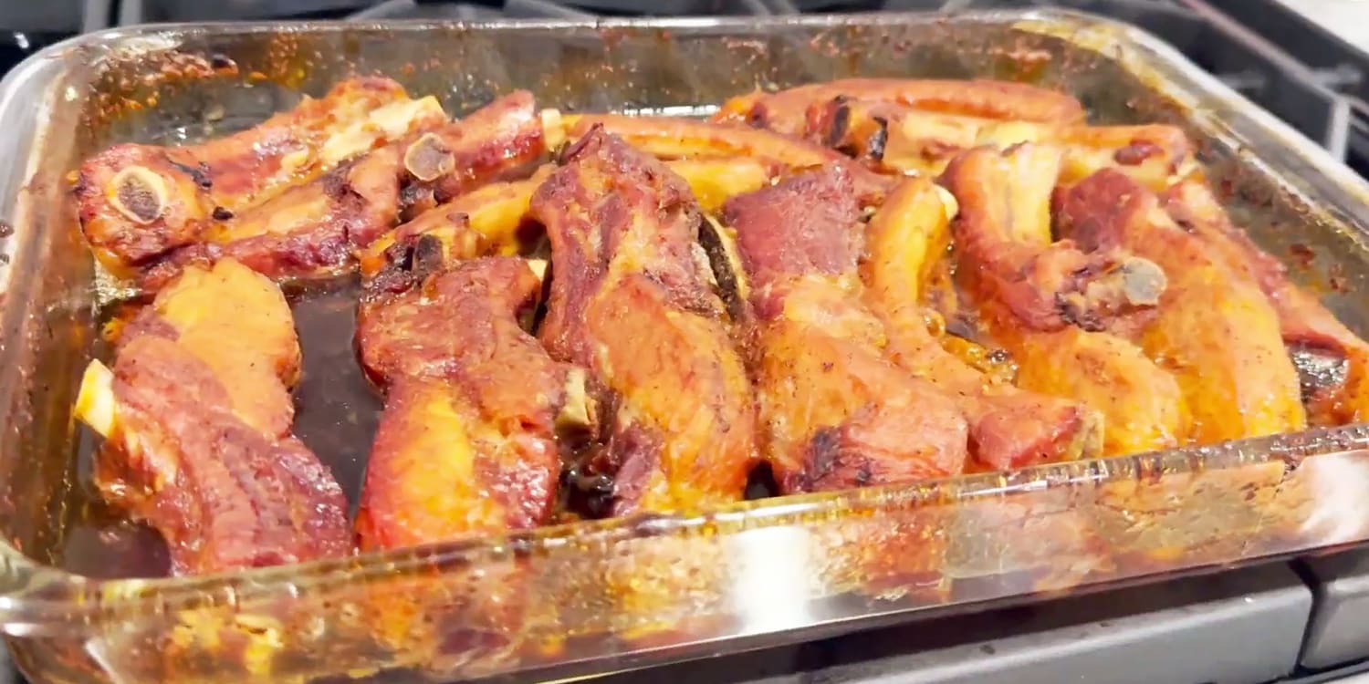 Dylan Dreyer makes these oven-baked ribs on Christmas Eve