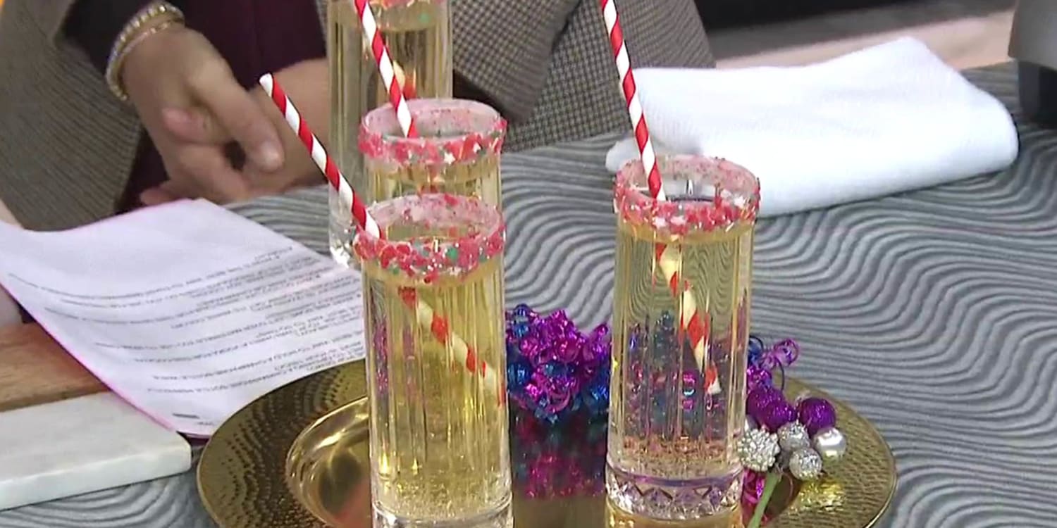 Toast to the new year with this fun confetti cocktail