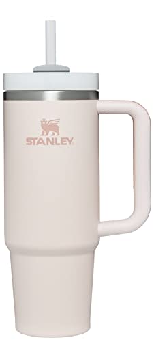 Stanley Adventure Travel Quencher Tumbler Cup Azalea Pink Straw Handle 40 Oz
