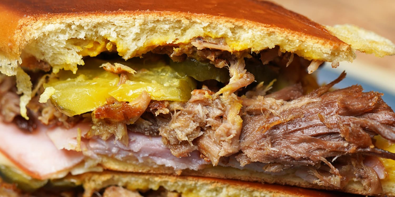 Cuban Sandwich with Potato Sticks Recipe-image