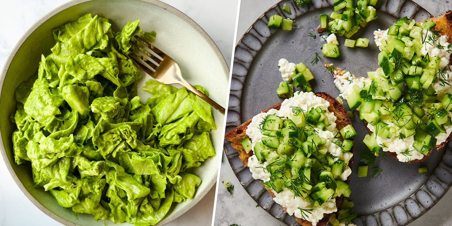 Baked by Melissa's viral recipes: Cucumber cottage cheese toast, green goddess ranch