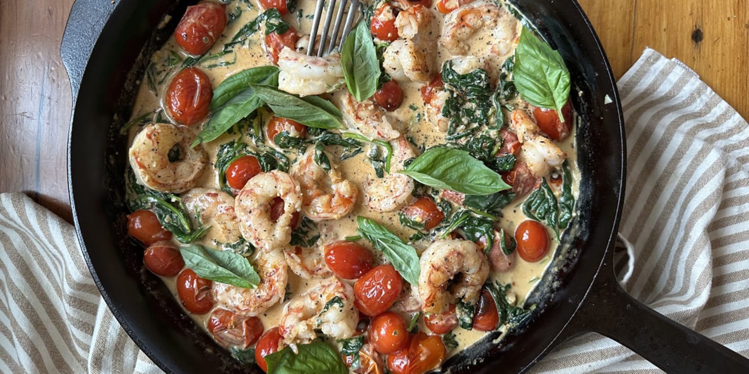 Make copycat Tuscan-style shrimp for dinner tonight