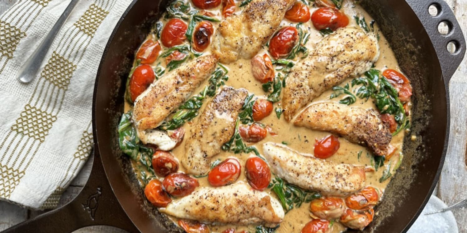 Get dinner on the table in under 30 minutes with Tuscan chicken