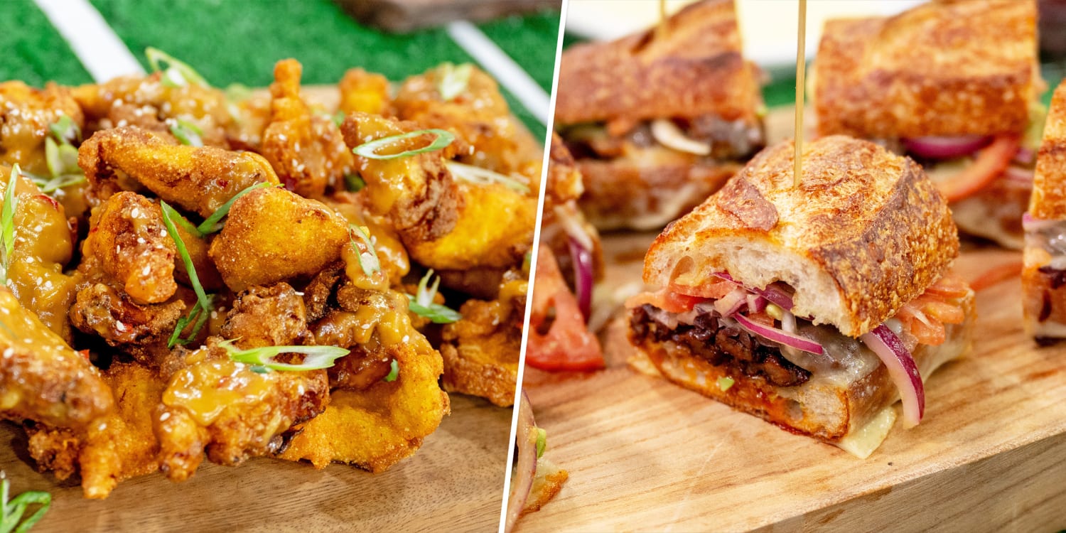 Adam Richman makes tangy tenders and chorizo sandwiches for game day