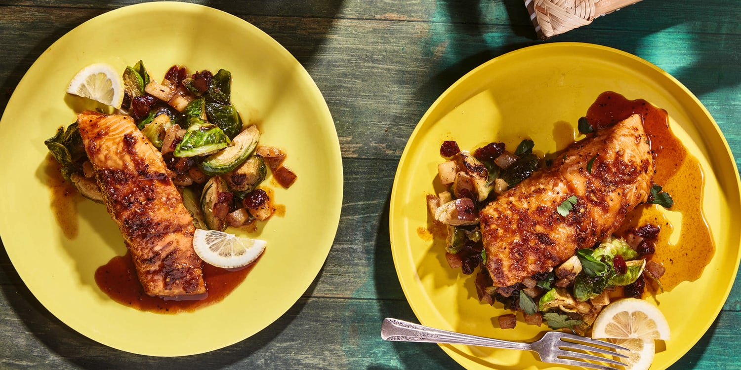 This Southern-style salmon shines with a whiskey and sweet tea glaze