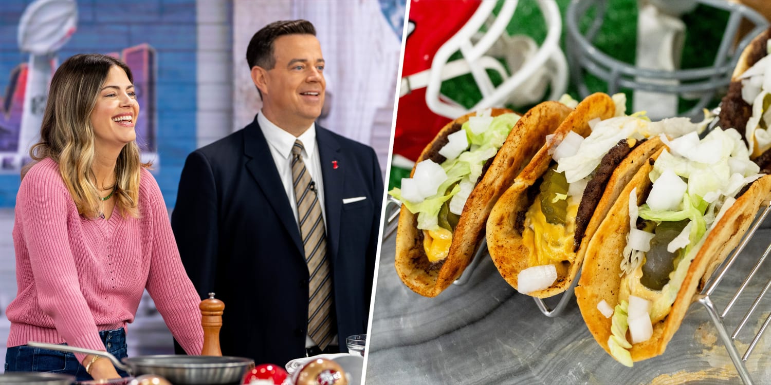 Siri Daly's Super Bowl menu: Smashburger tacos, chickles and garbage cookies