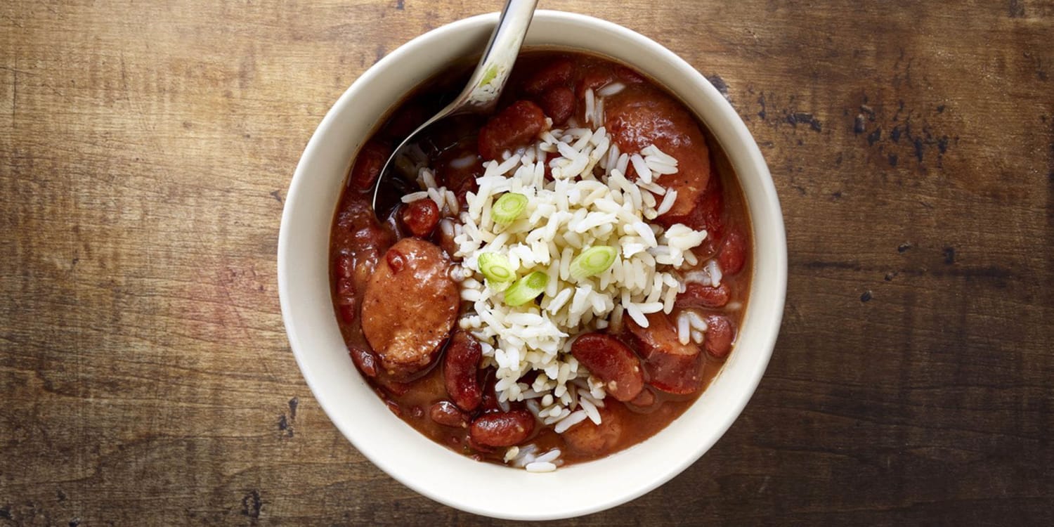 Celebrate Mardi Gras with New Orleans-style red beans and rice