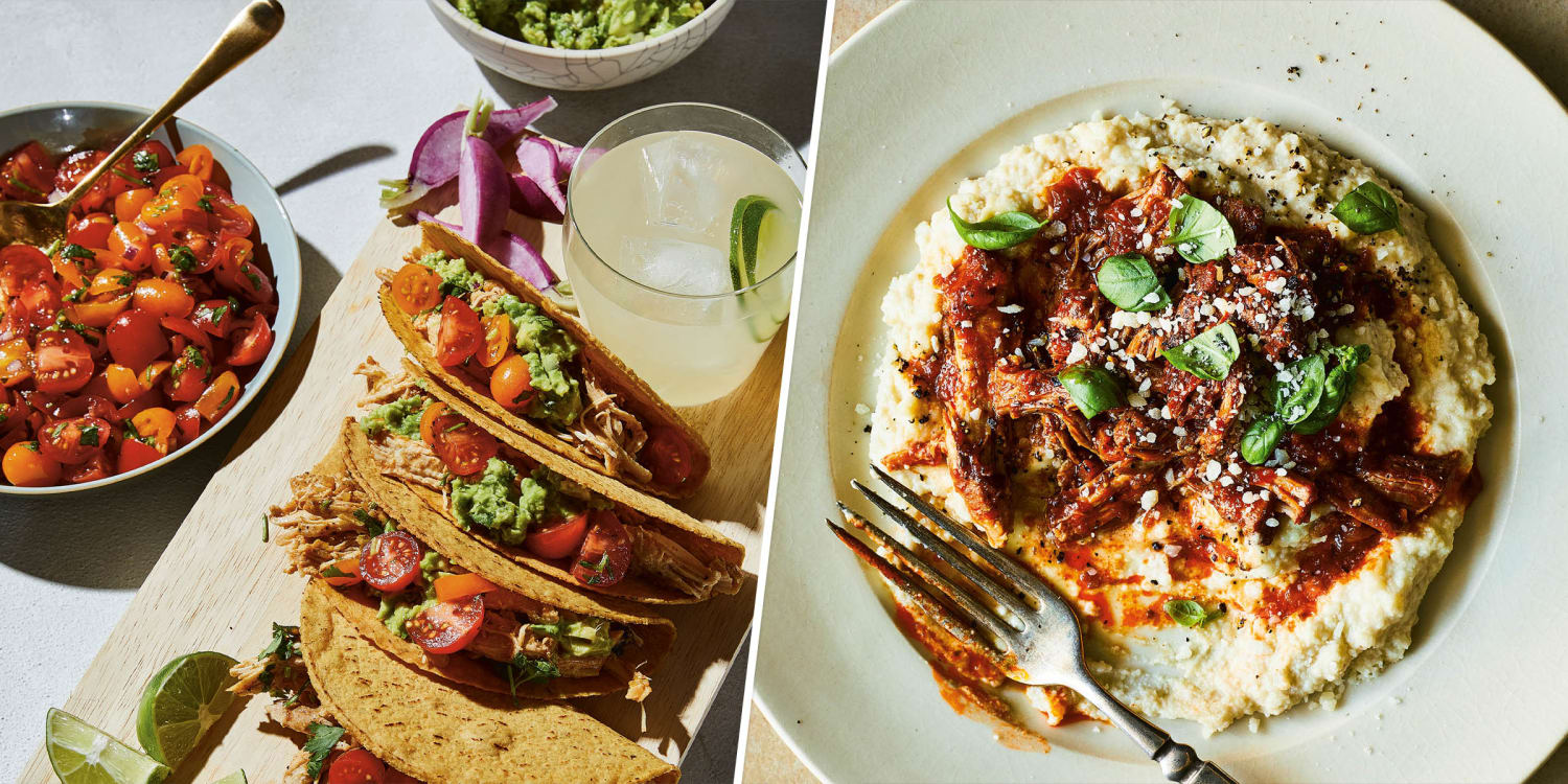 Healthy slow-cooker recipes: Pork ragù over polenta and salsa chicken tacos