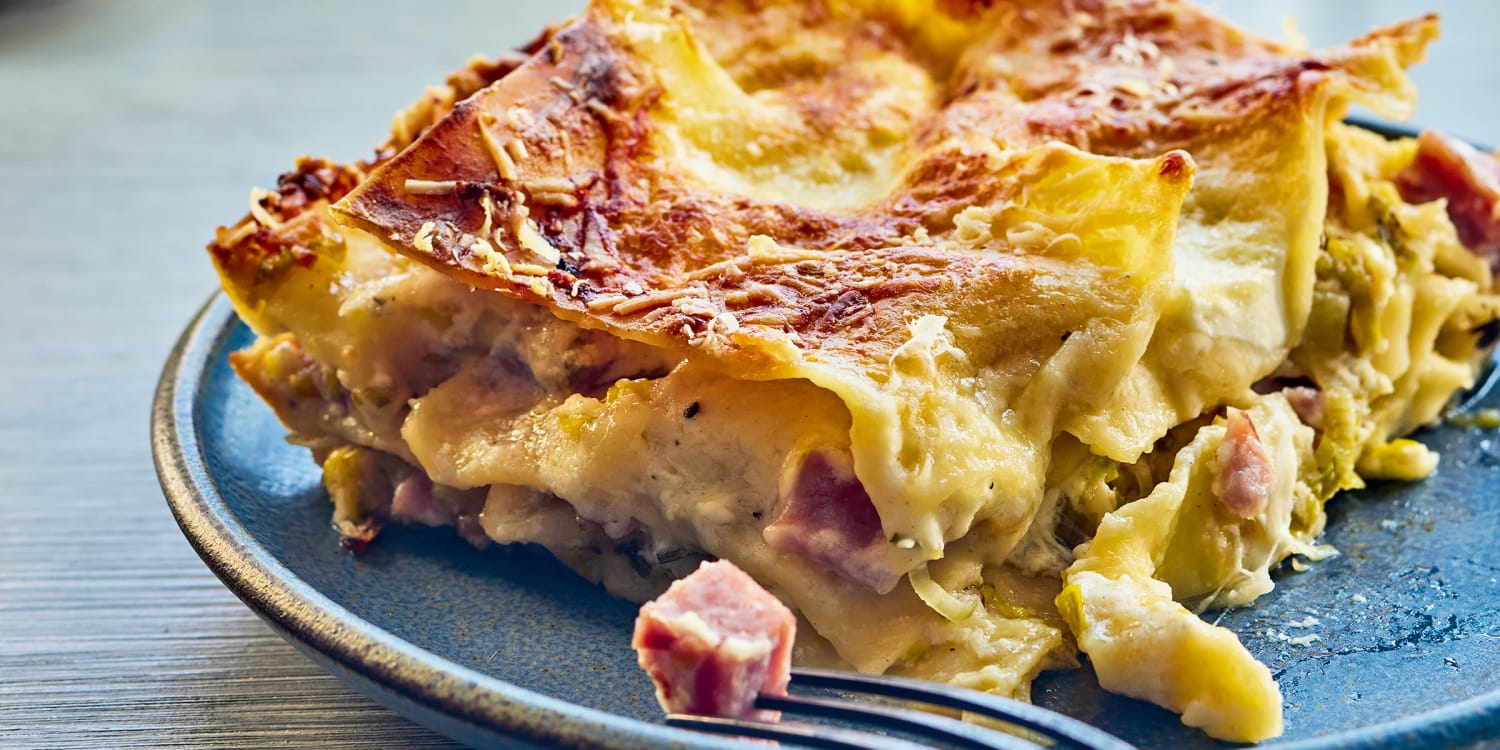 Combine the classic flavors of ham and cheese into a lasagna