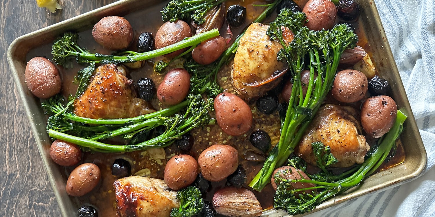 Make this fig-forward sheet-pan chicken dinner tonight