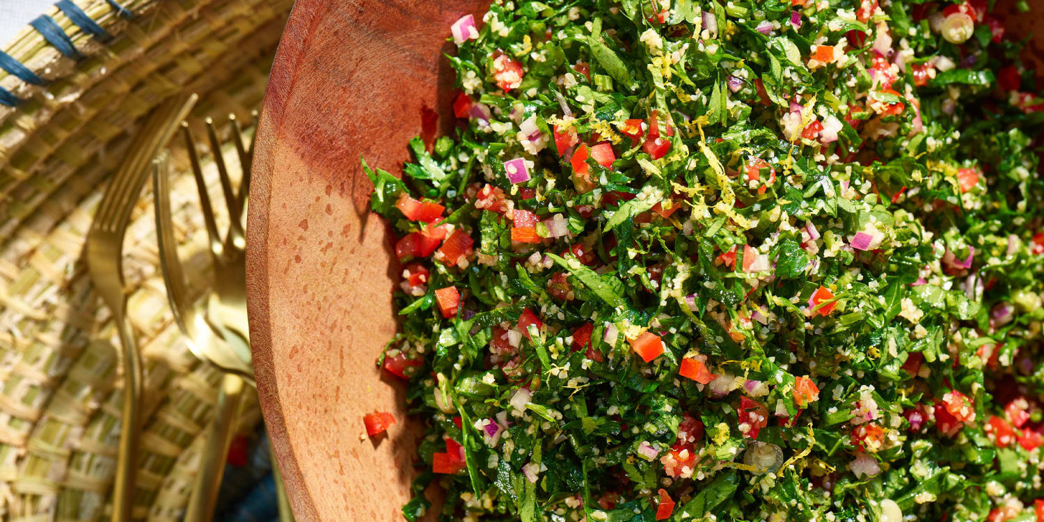 José Andrés makes traditional tabbouleh with fresh herbs