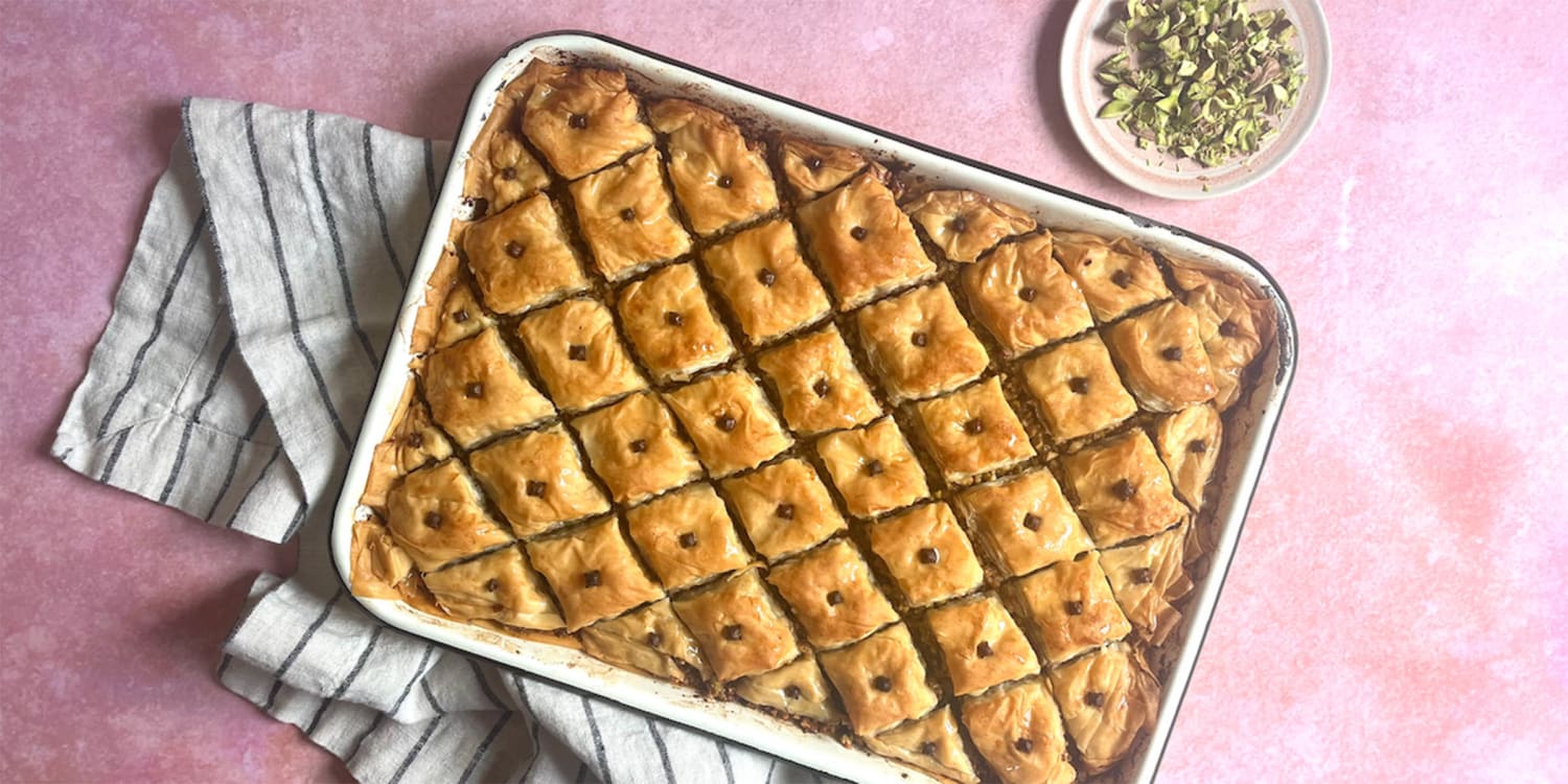 Celebrate the arrival of spring with carrot cake baklava