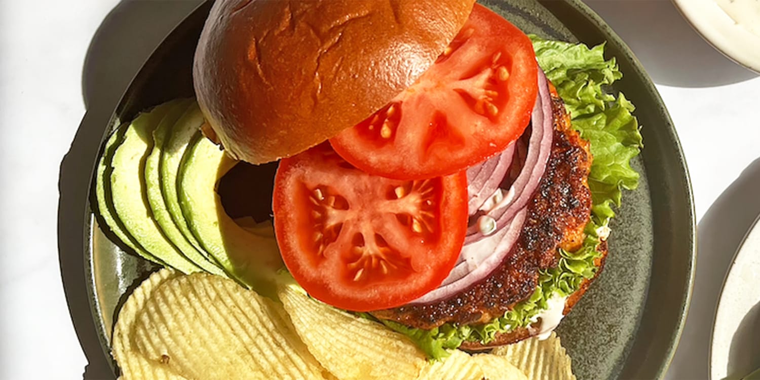 Get grilling with this blackened shrimp burger recipe