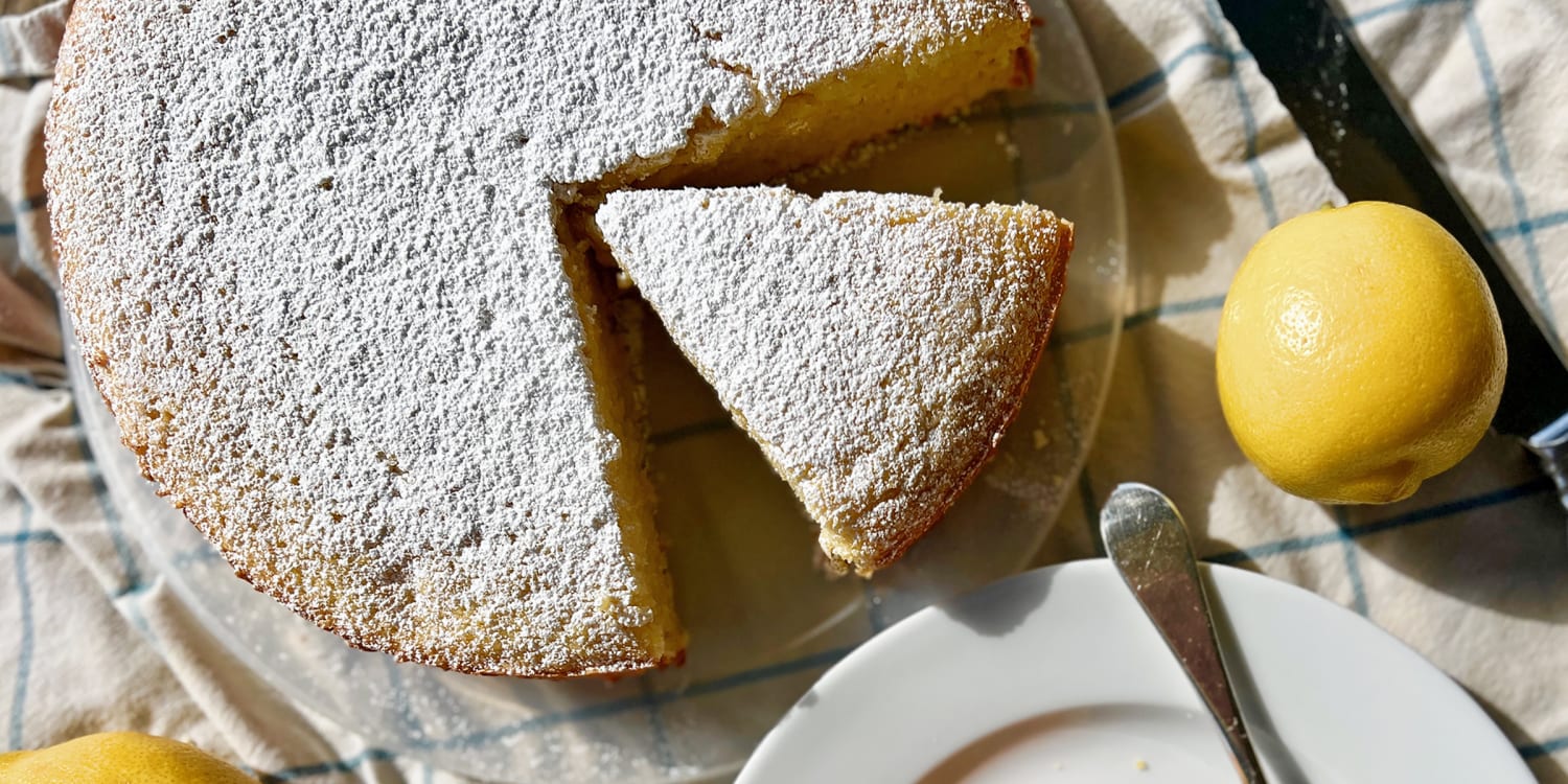 Bake this Italian lemon ricotta cake for a sweet spring gathering