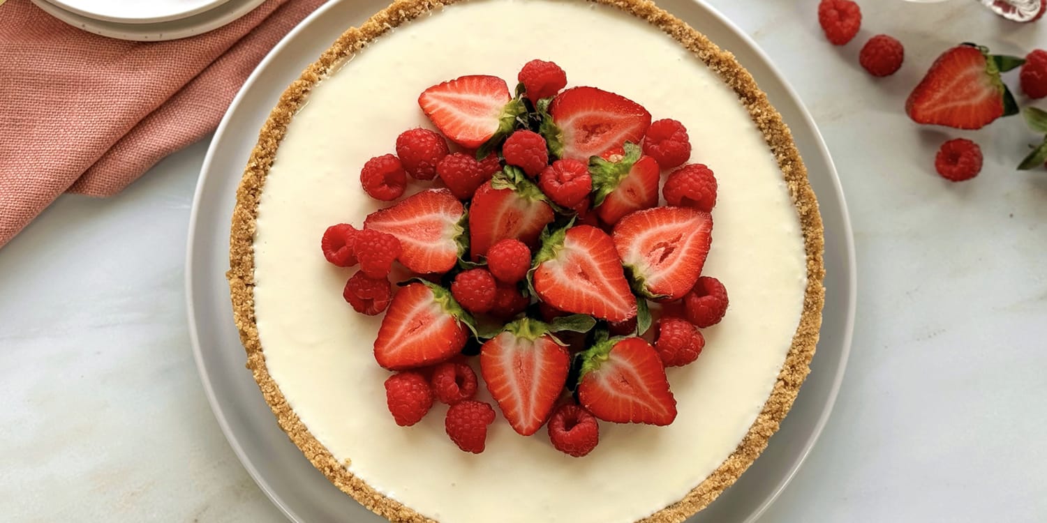 Make this simple, no-bake cheesecake with sweetened condensed milk