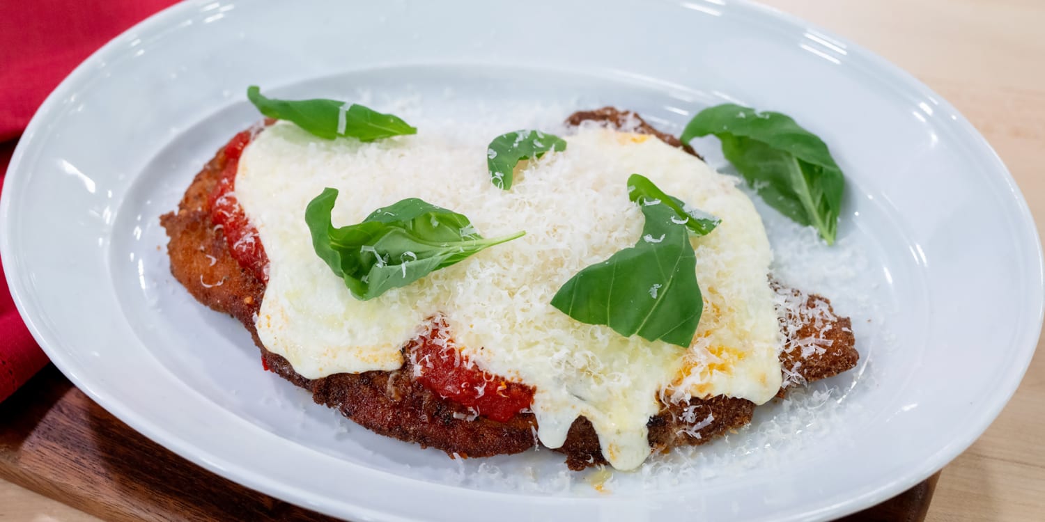 Mario Carbone shares the recipe for his famous chicken Parmesan