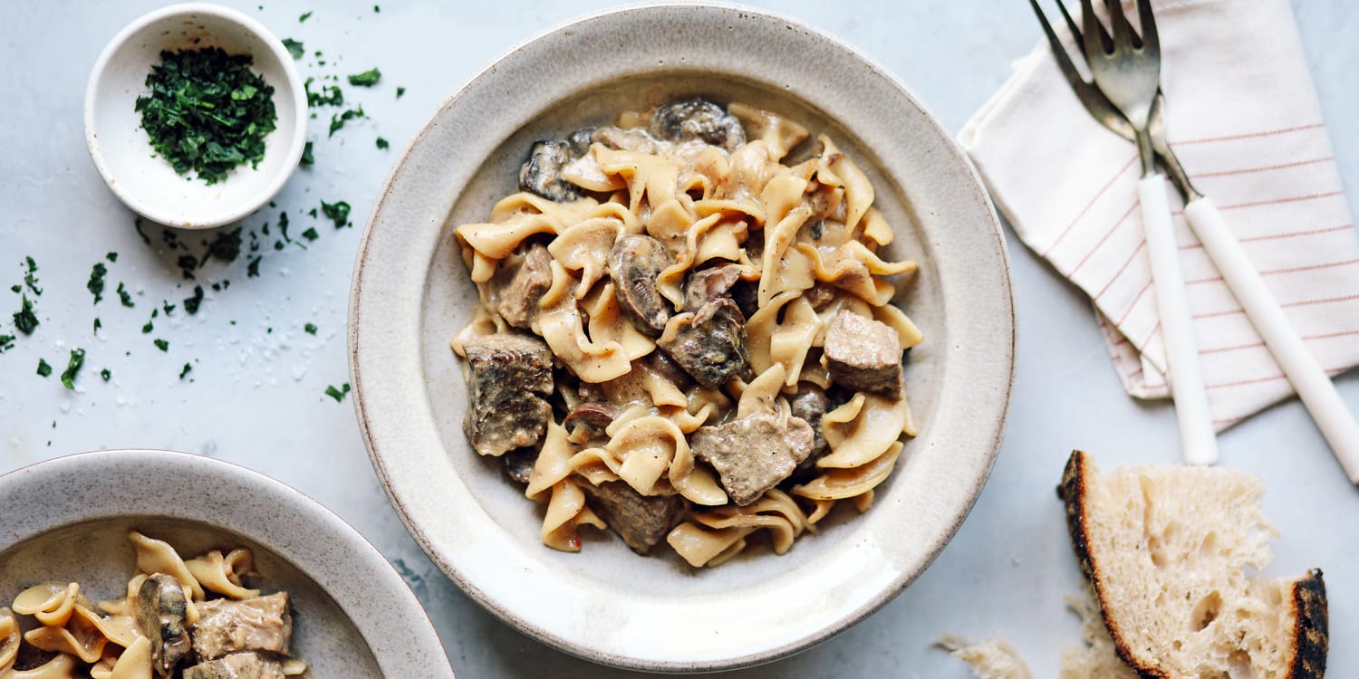 Slow-cooker beef stroganoff will get you through the last blast of winter