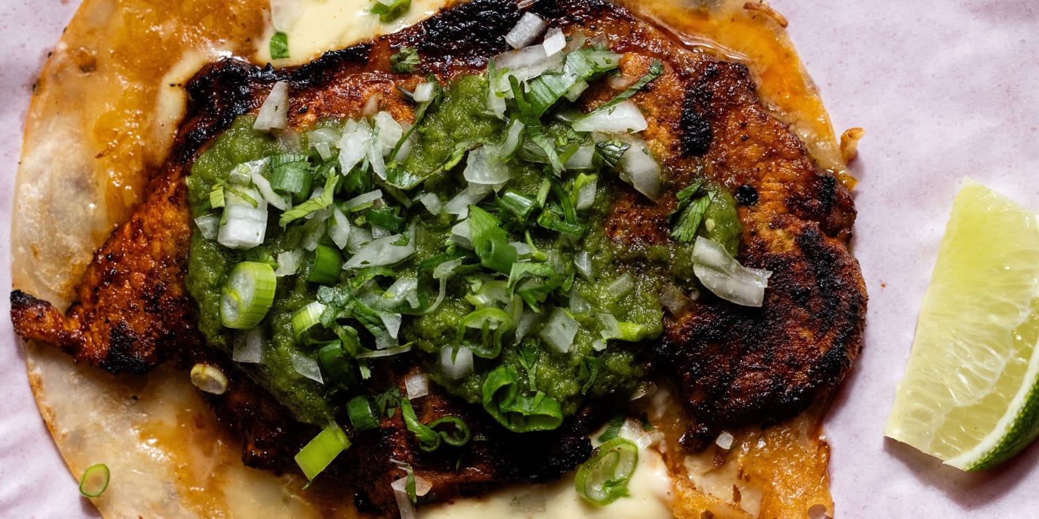 Enrique Olvera's recipe for tacos al pastor with pineapple butter
