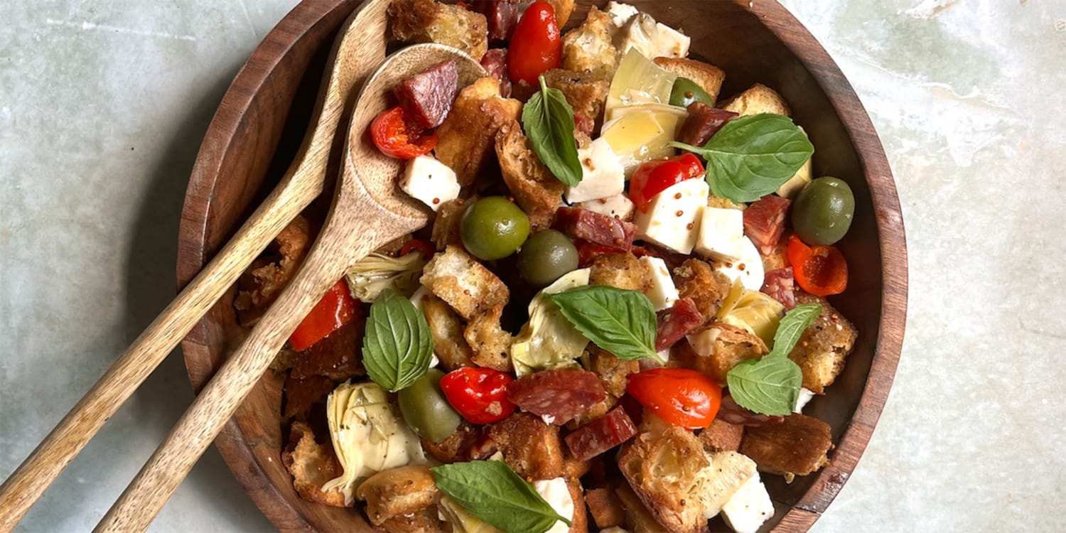 Celebrate summer with an antipasto-inspired panzanella salad