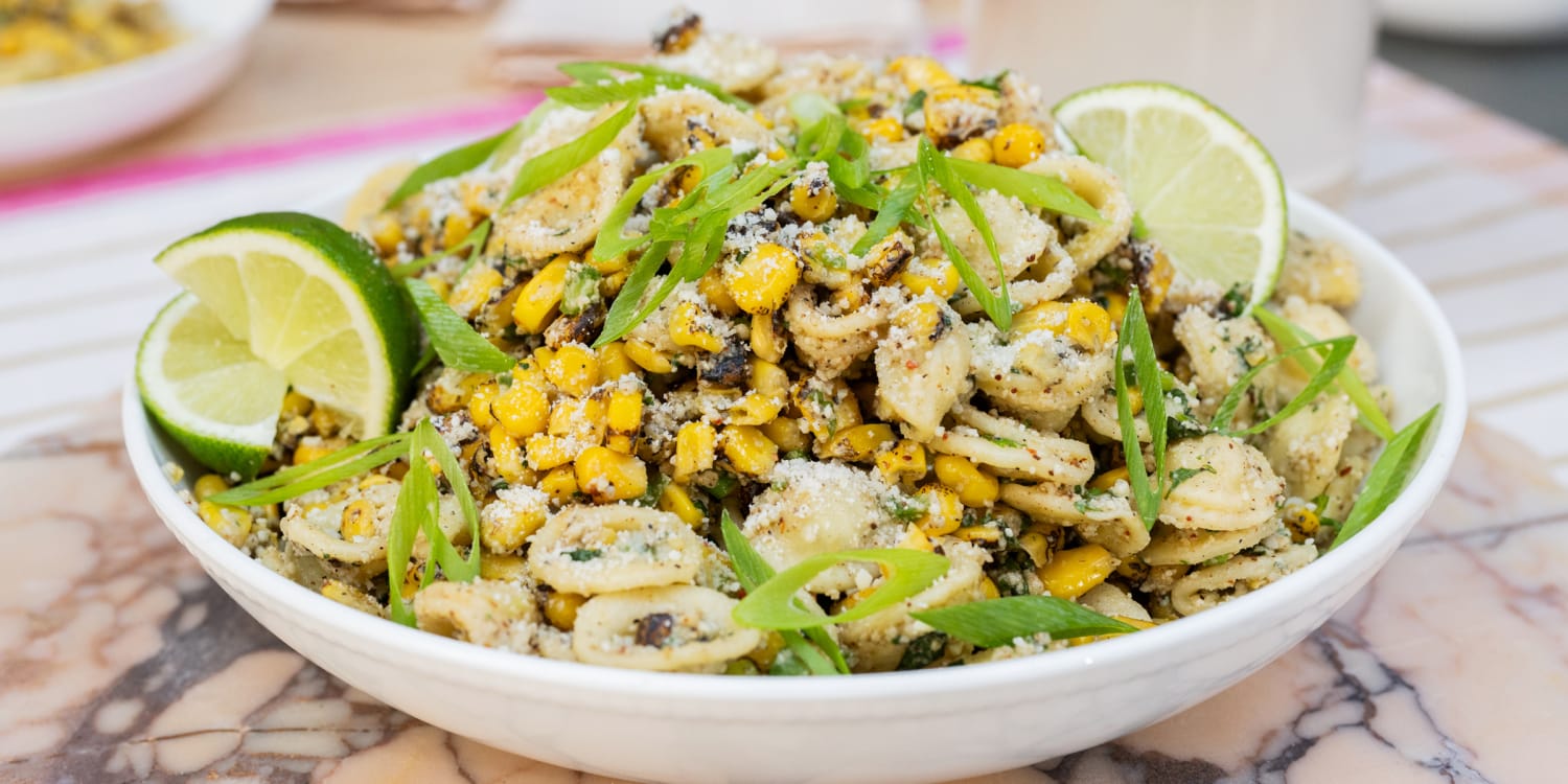 Bring the flavors of Mexican street corn to summery pasta salad