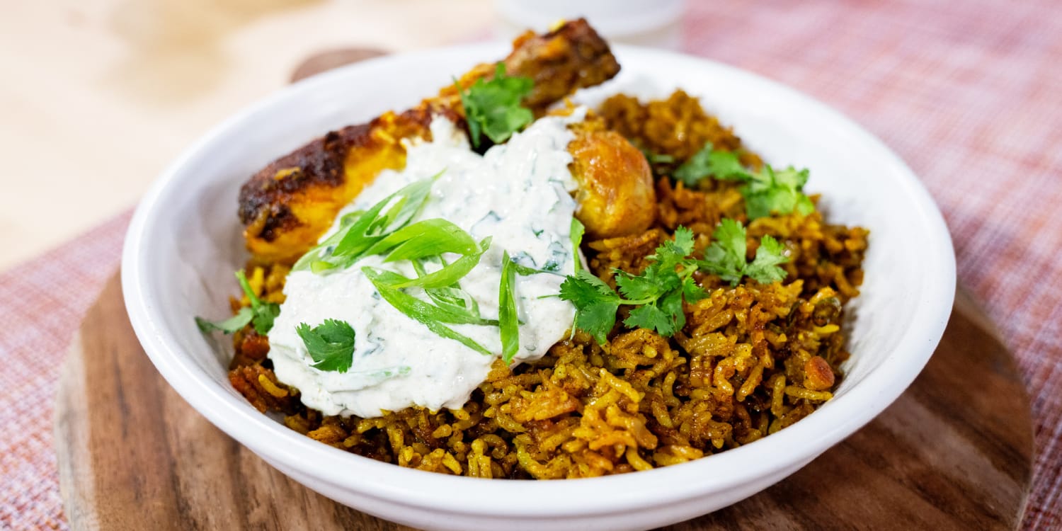 Keep dinner quick and easy with spiced one-pot chicken biryani