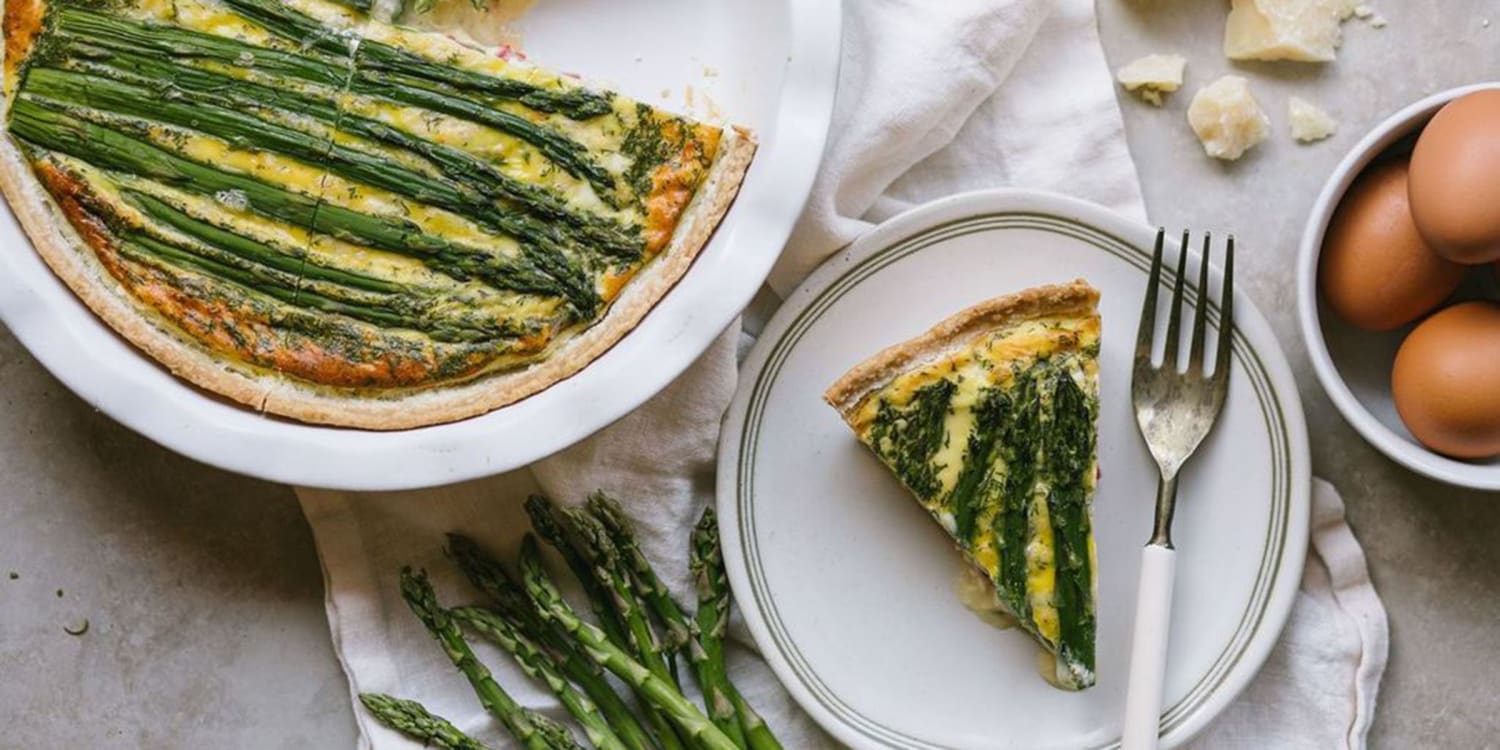 Welcome the arrival of spring with a cheesy asparagus tart