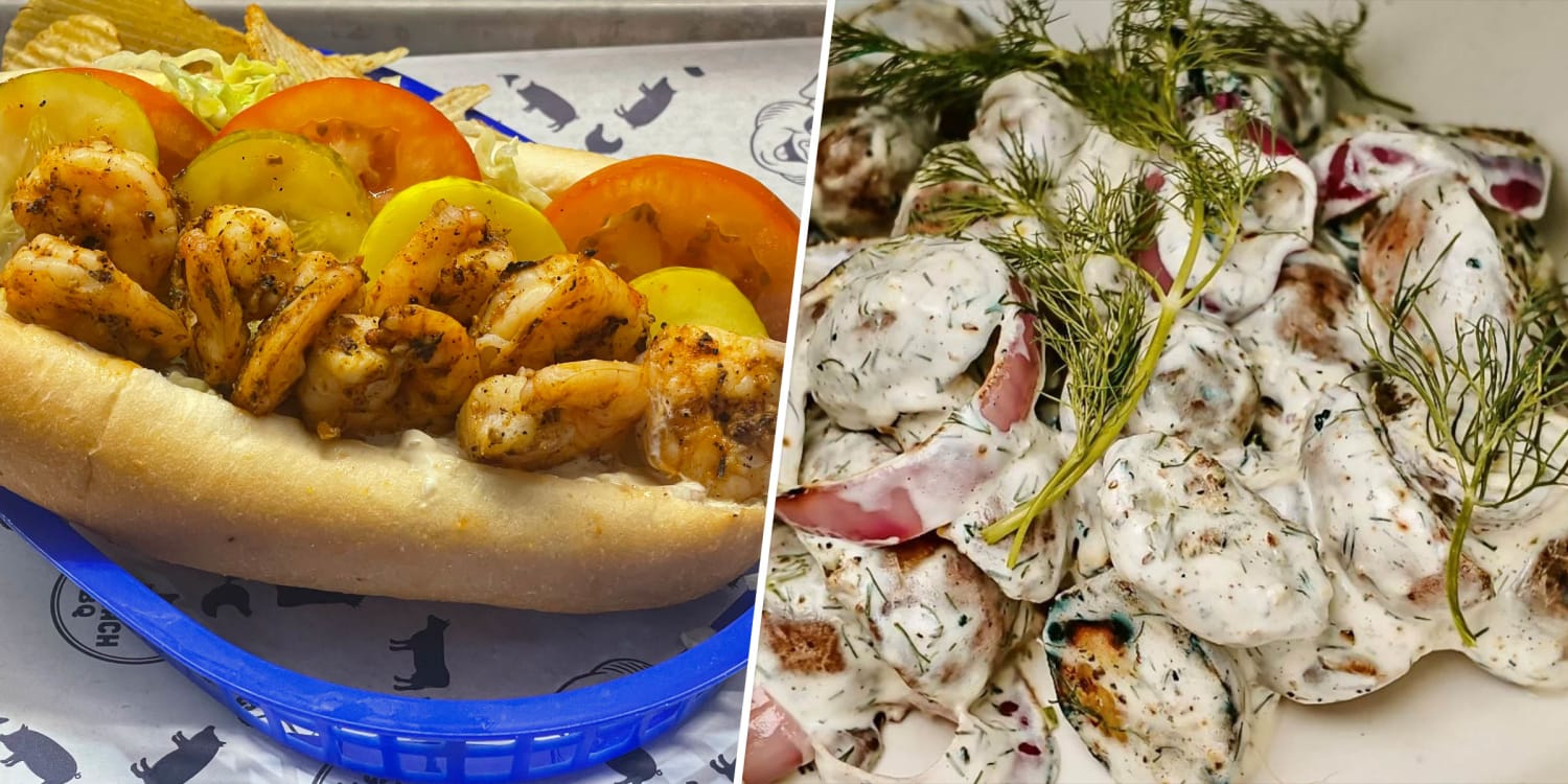 Matt Abdoo makes grilled potato salad and blackened shrimp po'boys July Fourth