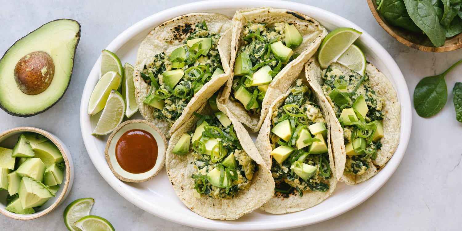 Bite into these vegetarian-friendly breakfast tacos