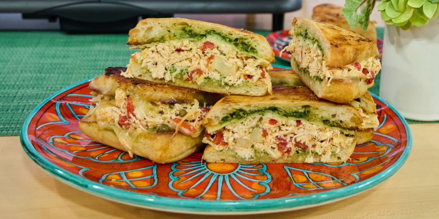 Dig into these Italian-inspired chicken salad sandwiches