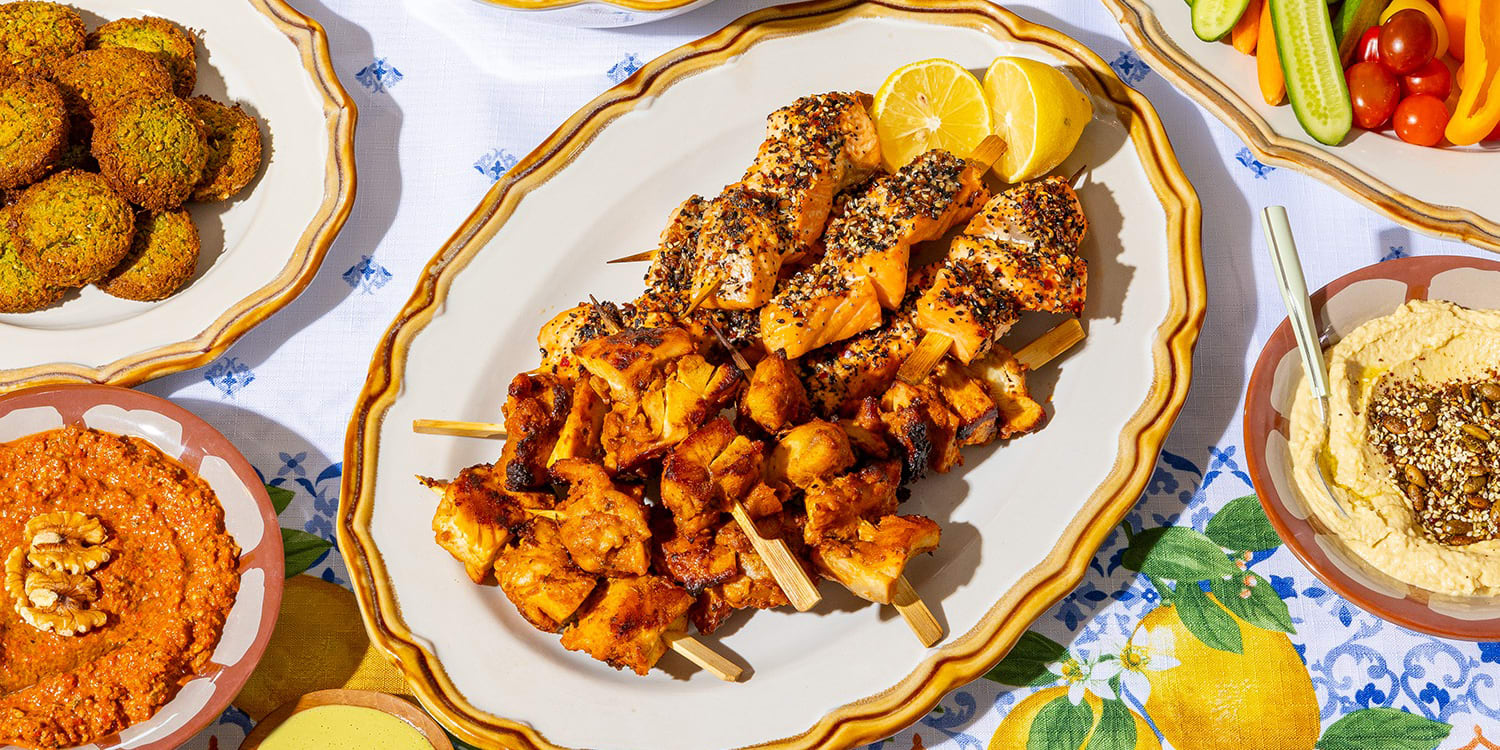 Edy Massih keeps summertime zesty with these Lebanese skewer recipes