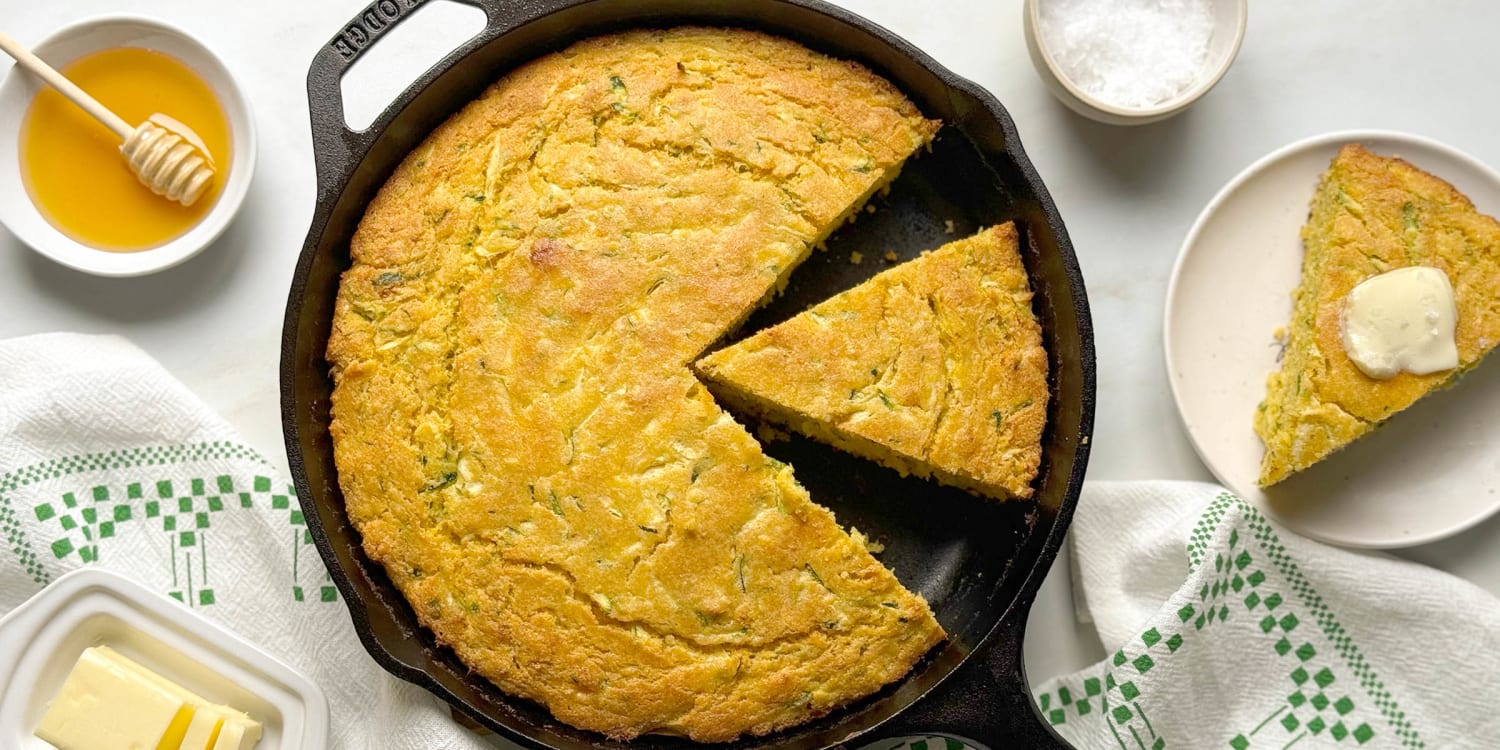 The secret to moist cornbread? Zucchini