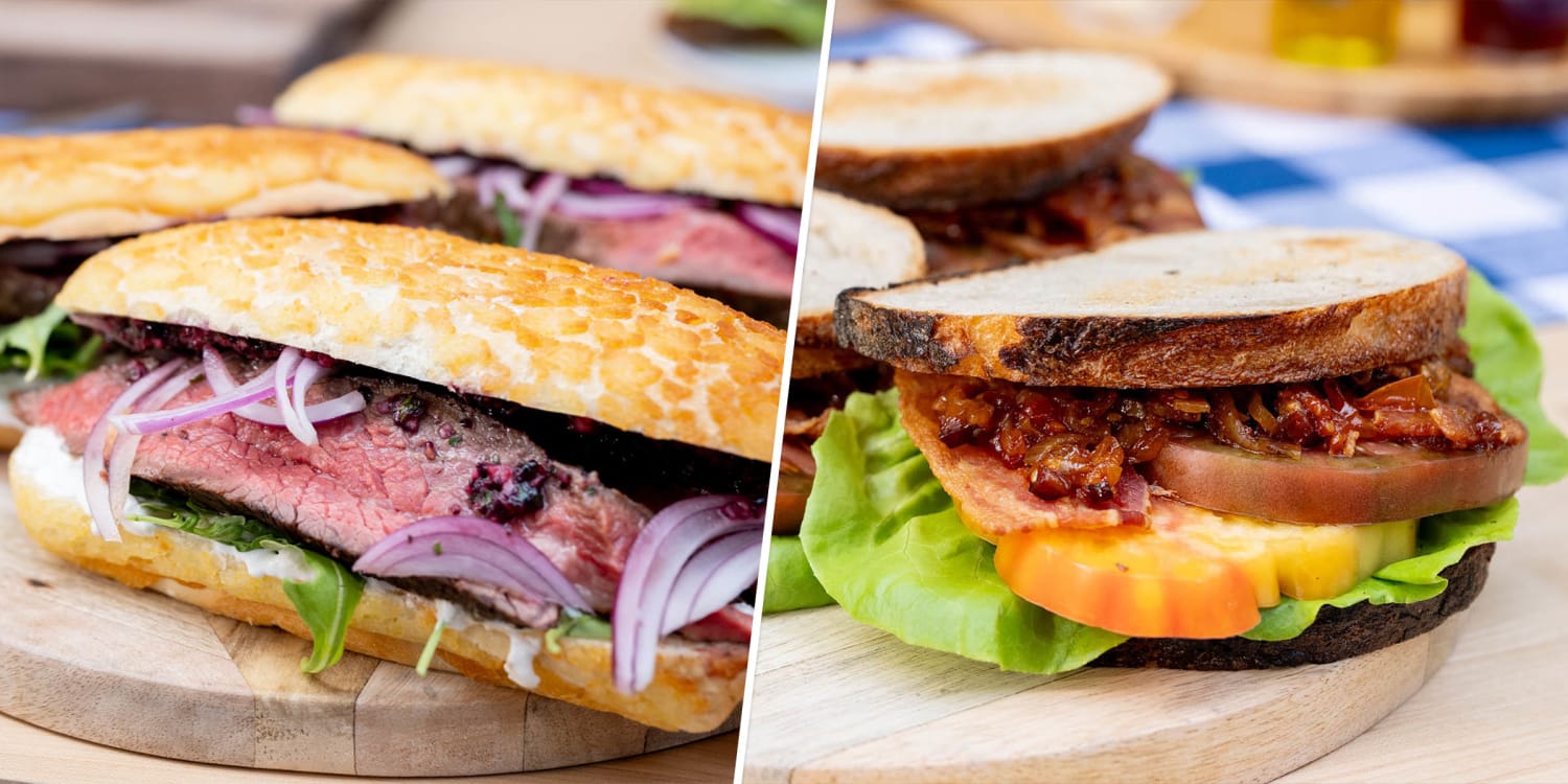 The Grill Dads serve up BLTs and steak sandwiches for summer