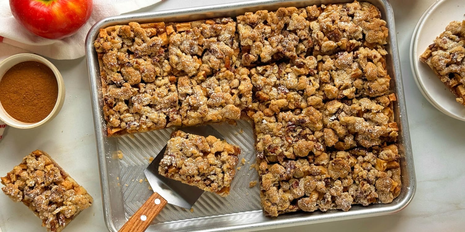 Celebrate the arrival of autumn with apple pie bars