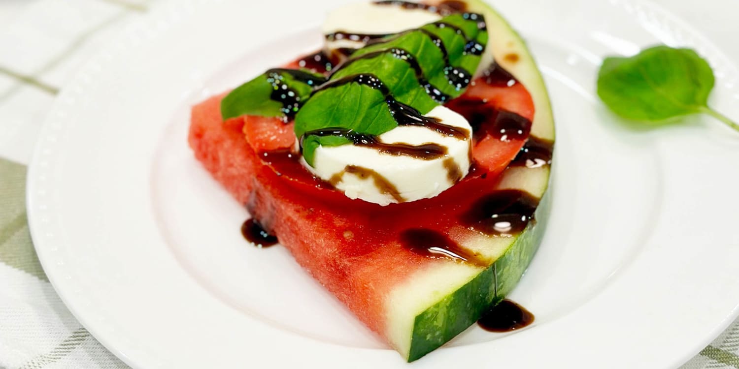 Joy Bauer's watermelon caprese is the perfect summer appetizer