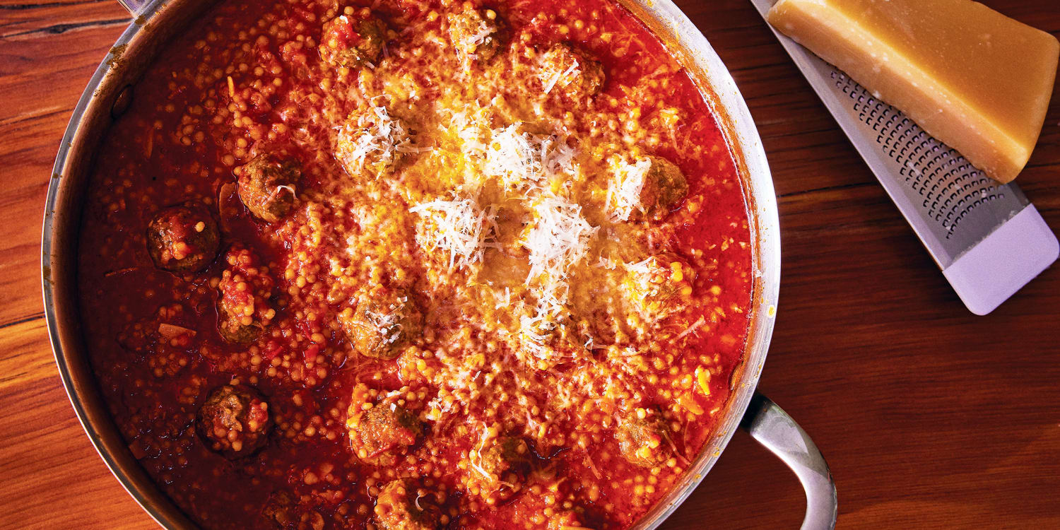 Meatballs aren't just for spaghetti — they're also for couscous