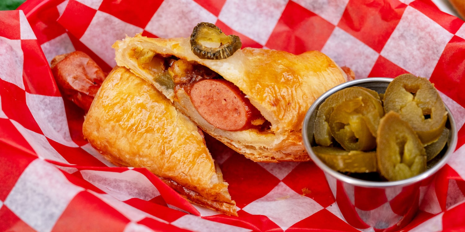 Texas chili dogs in a blanket might be the ultimate football food