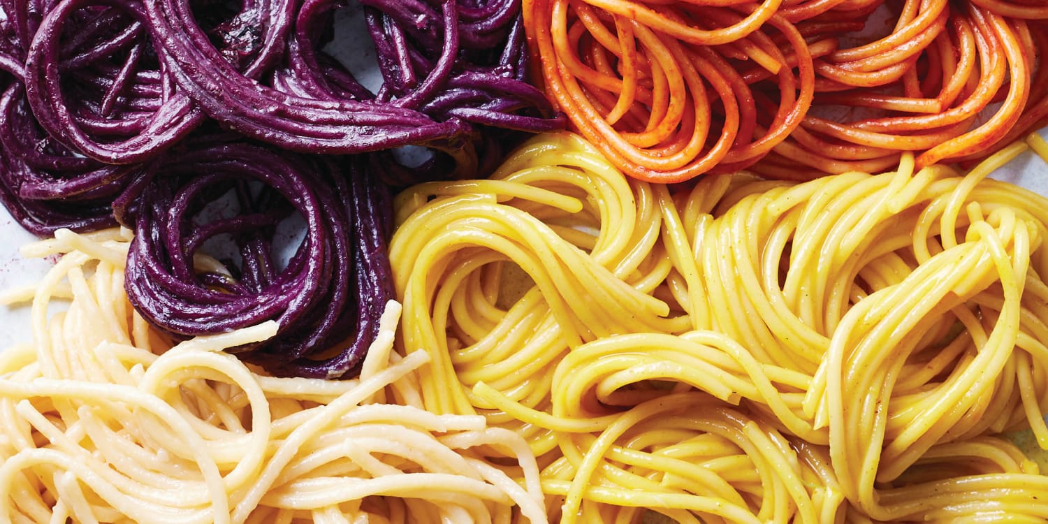 How to add color to pasta using natural ingredients