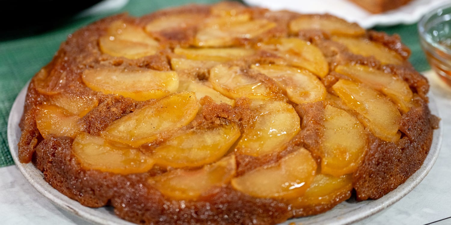 Make Gail Simmons' apples and honey upside down cake for Rosh Hashanah