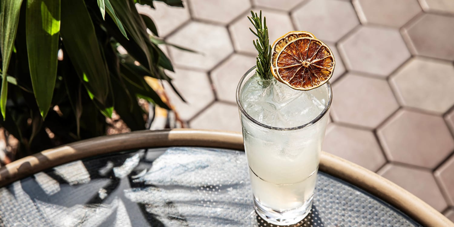 The Electric Warrior cocktail is like a souped-up vodka soda