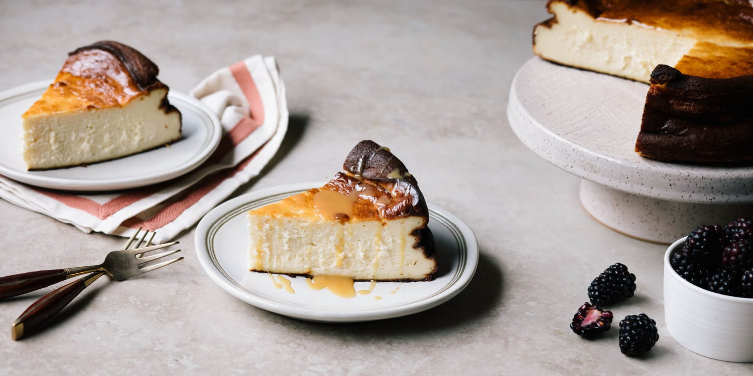 This easy Basque cheesecake will wow a crowd