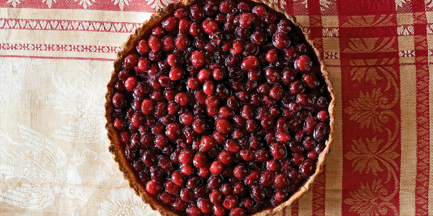 Martha Stewart makes cranberries the star of this festive tart