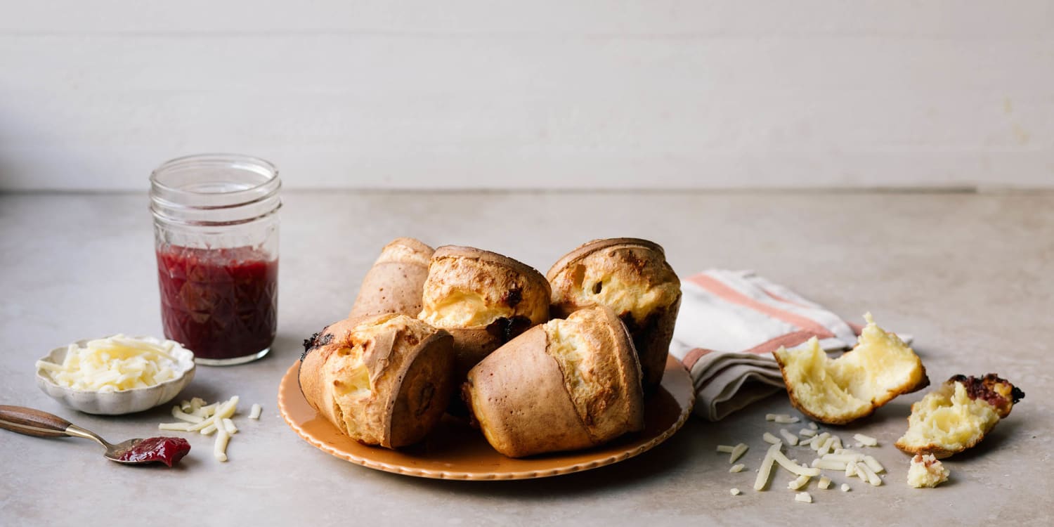 Serve cheddar-cranberry popovers for Thanksgiving brunch or dinner