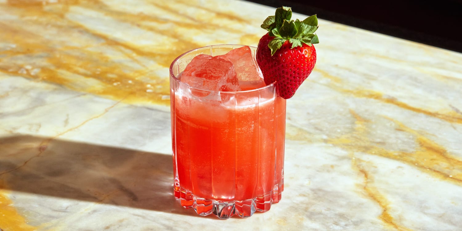 Try this Tiki-style twist on a spicy strawberry margarita