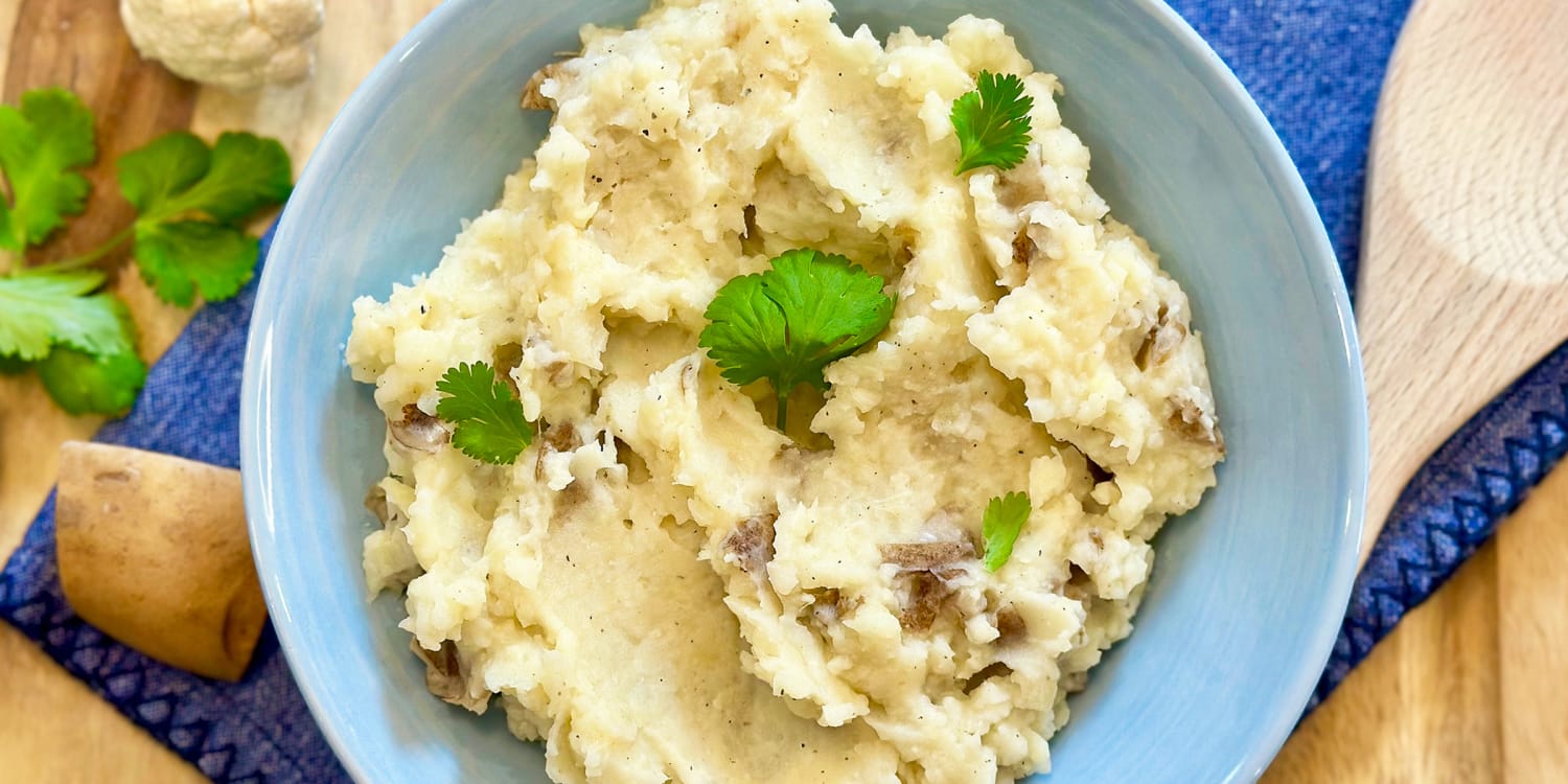 Joy Bauer puts cauliflower into her mashed potatoes for added nutrition